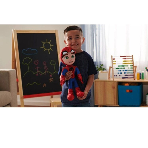 Spidey and His Amazing Friends Secret Reveal Spidey Plush NIB - Picture 3 of 6